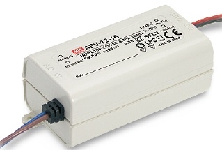 LED  Mean Well - APV 12W 0.5A 24V DC IP30